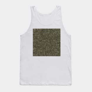 Fibre Mesh Pattern (Dark Beige) Tank Top